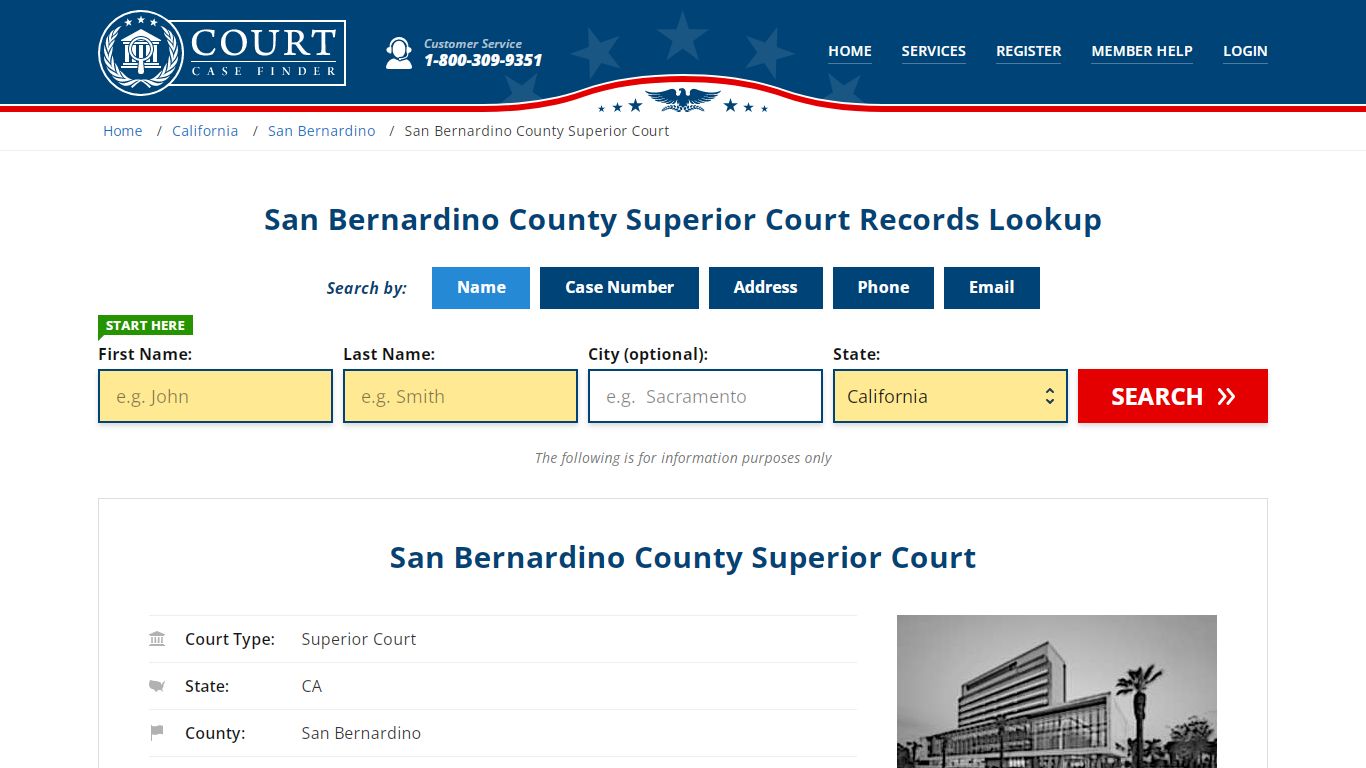 San Bernardino County Superior Court Records Lookup